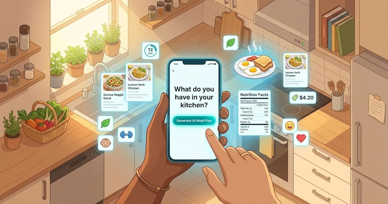 Kitchen Co-Pilot, cooking assistance  screenshot 1