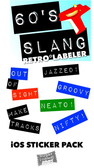 Retro Labeler Slang Stickers media 3