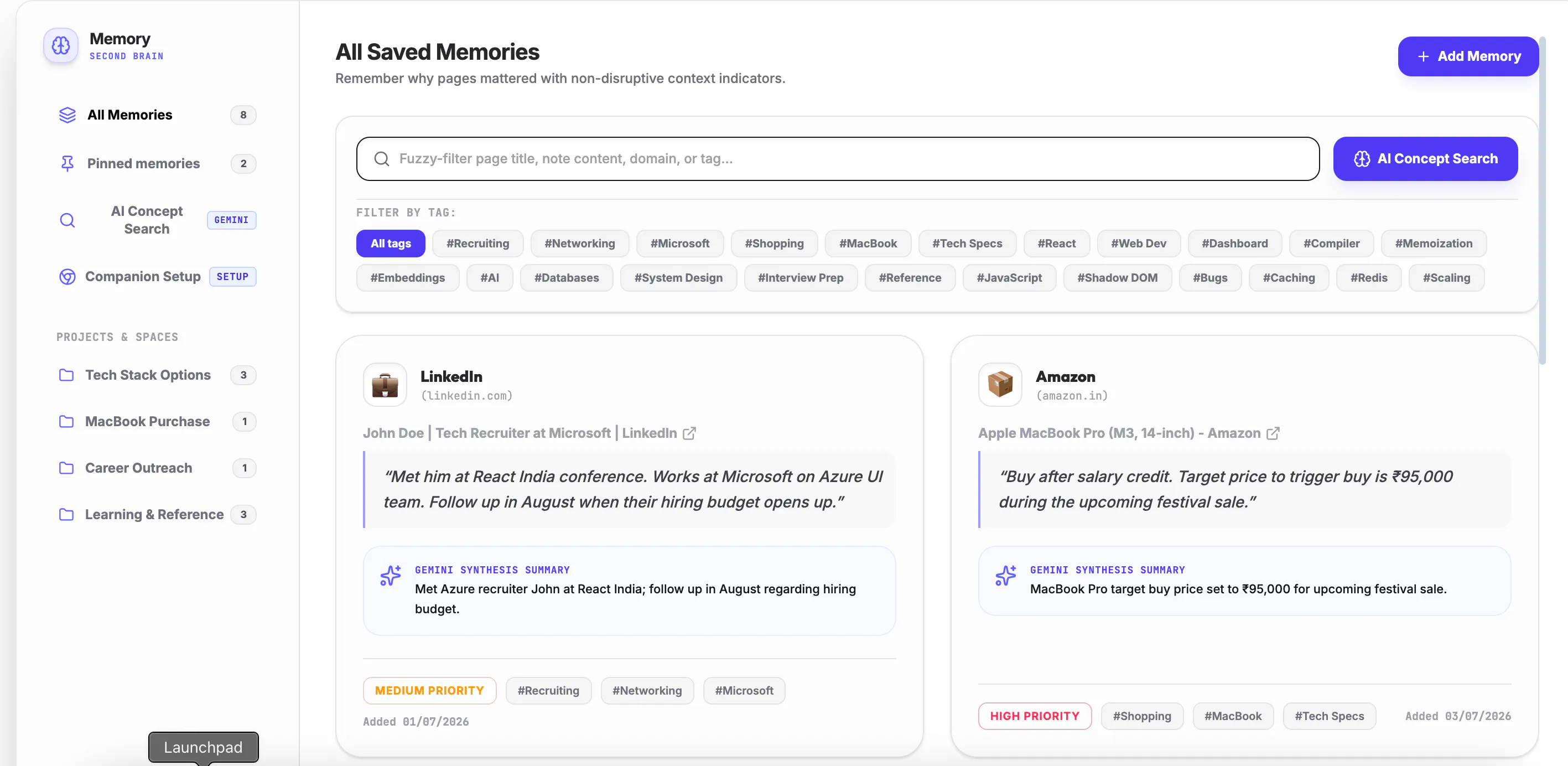 Memory gallery image