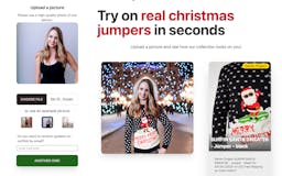 Virtual Christmas jumper wardrobe try on media 1