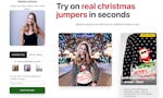Virtual Christmas jumper wardrobe try on image