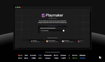 Playmaker gallery image