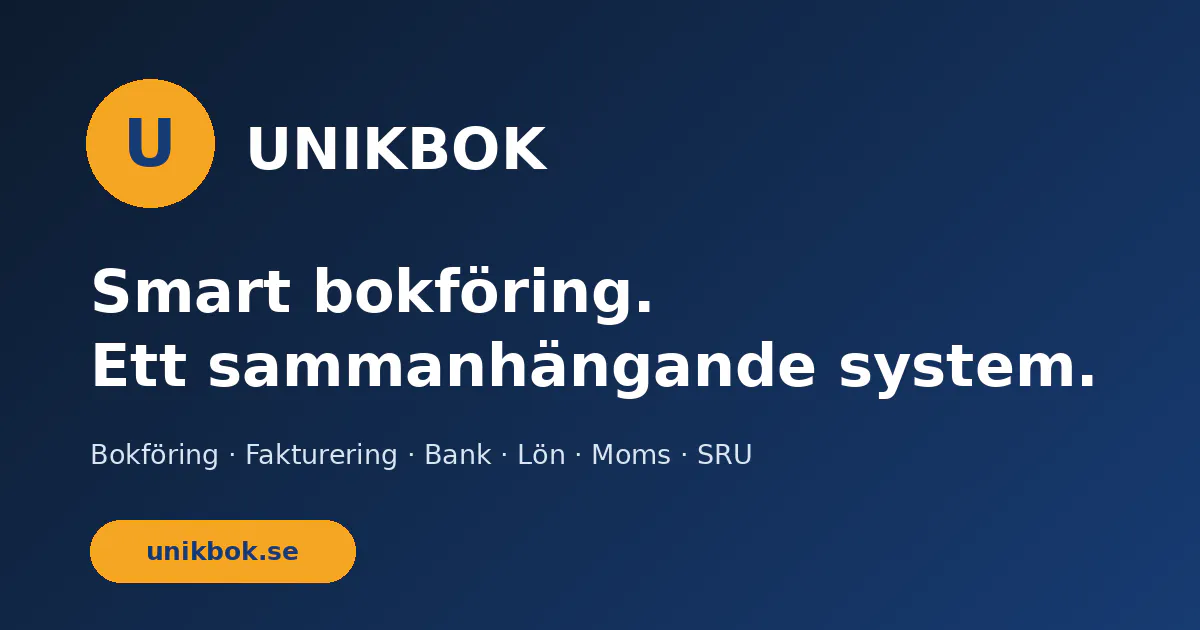 UNIKBOK Milersättning gallery image