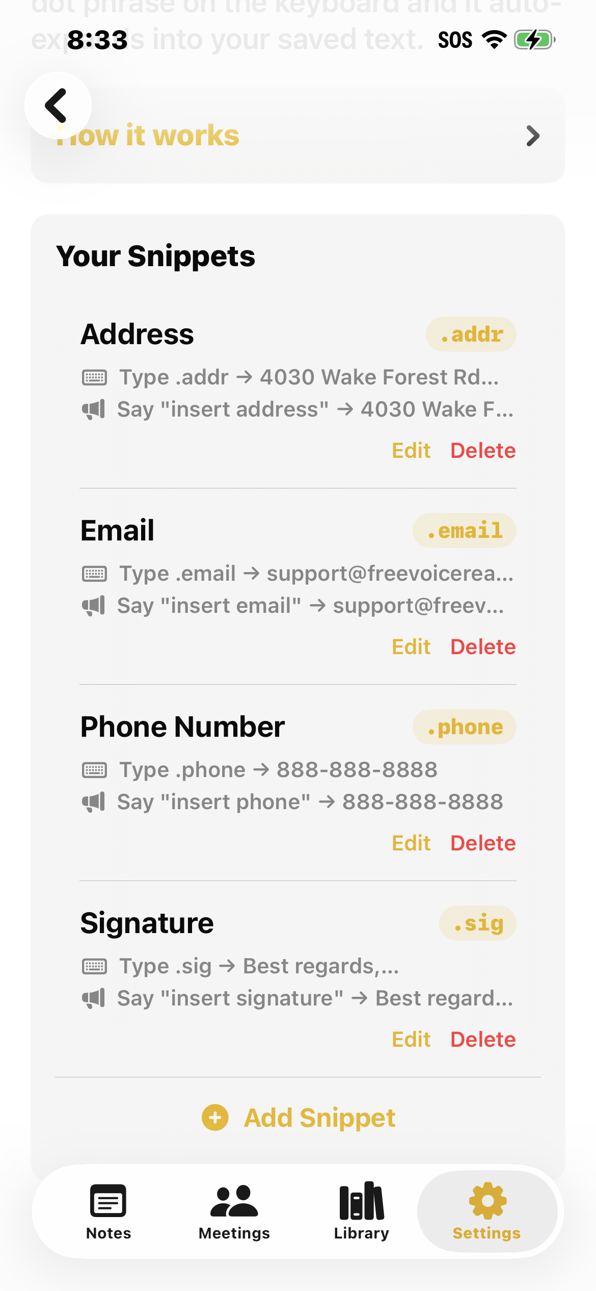 FreeVoice: AI Voice Keyboard - Screenshot 5 showing product features and functionality