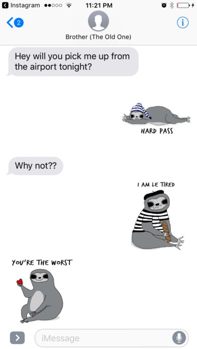 Sassy Sloths: Have a sloth say what you can't gallery image