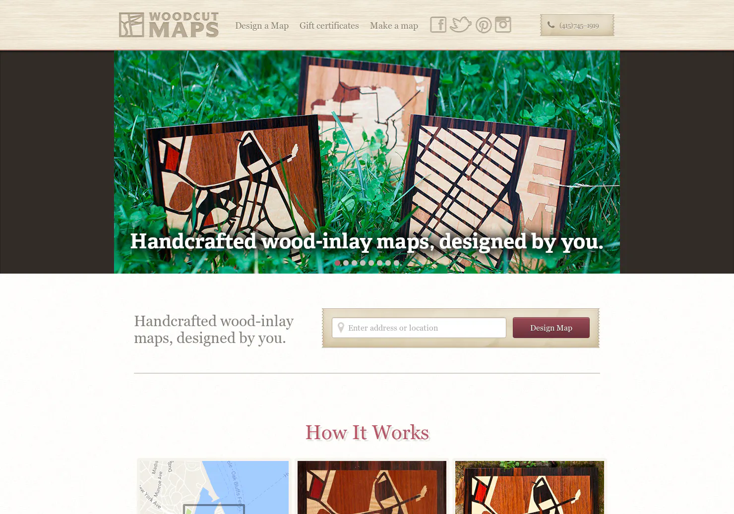 Wood Cut Maps