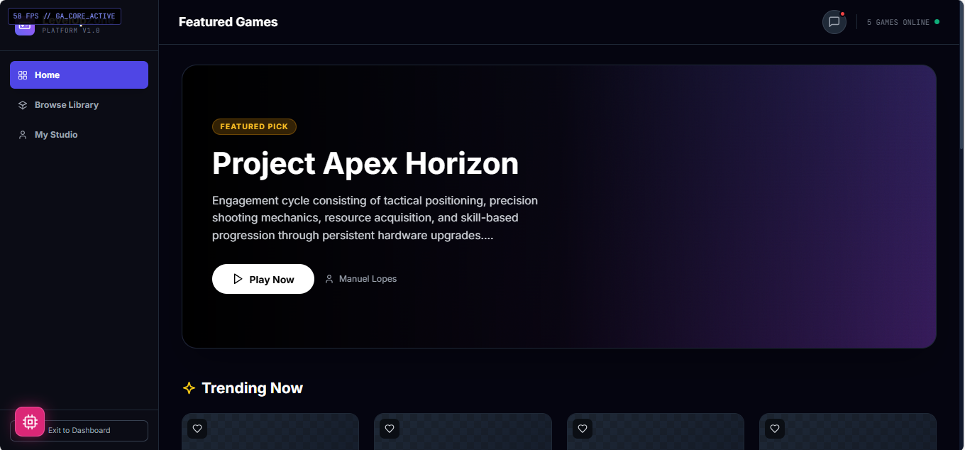 GameArchitect 2.0 - Screenshot 2 showing product features and functionality