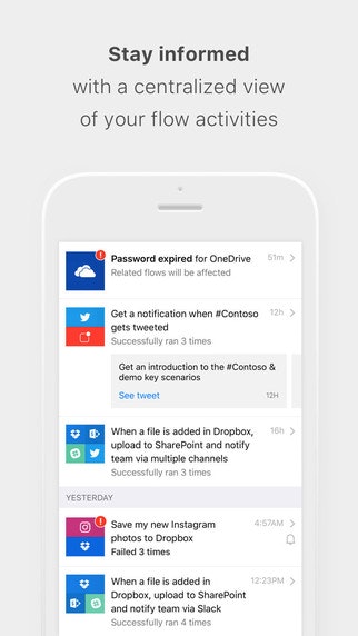 Microsoft Flow Official App gallery image