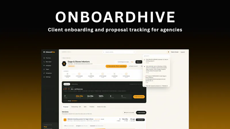 OnboardHive screenshot 2