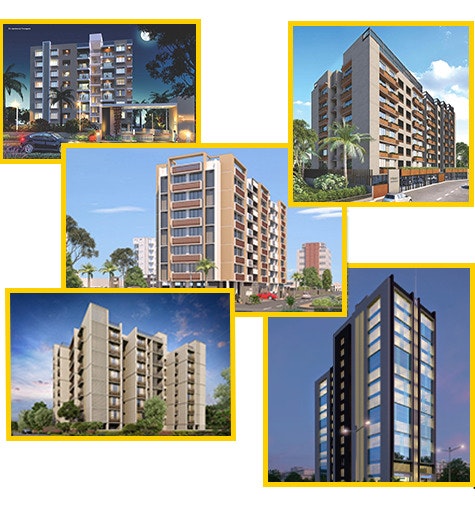 2bhk pisos en Vasna media 3