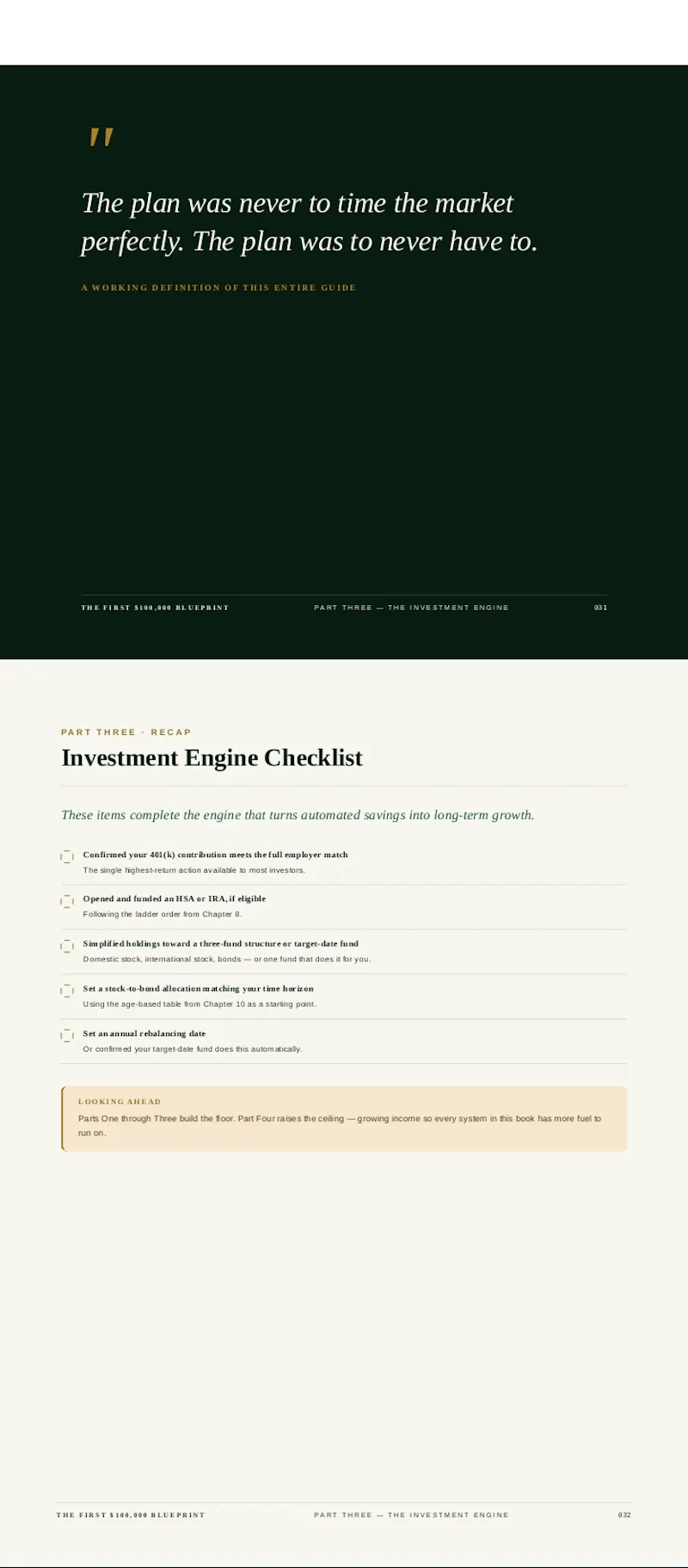 The First $100,000 Blueprint screenshot 3