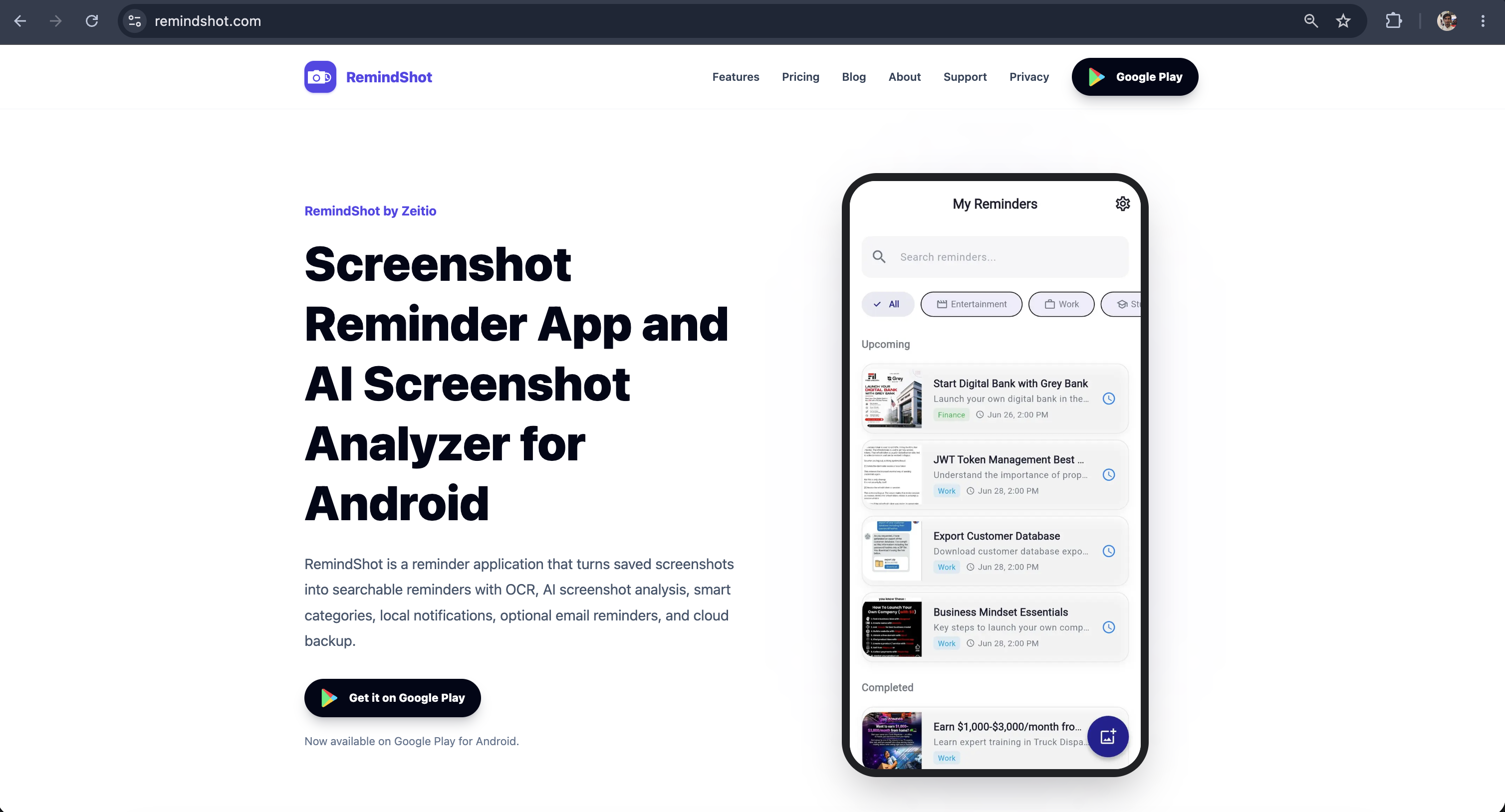 RemindShot gallery image