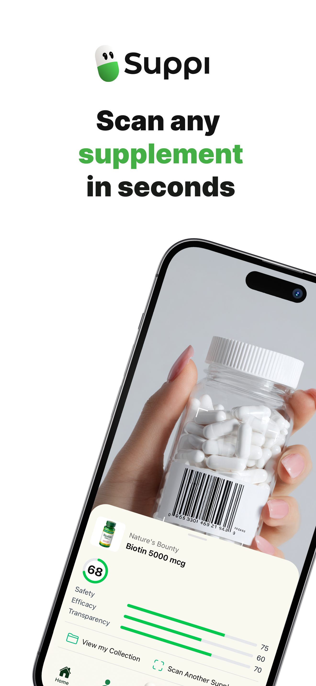 Suppi: Supplement Coach - Scan, volg en optimaliseer uw supplementen met AI media 2