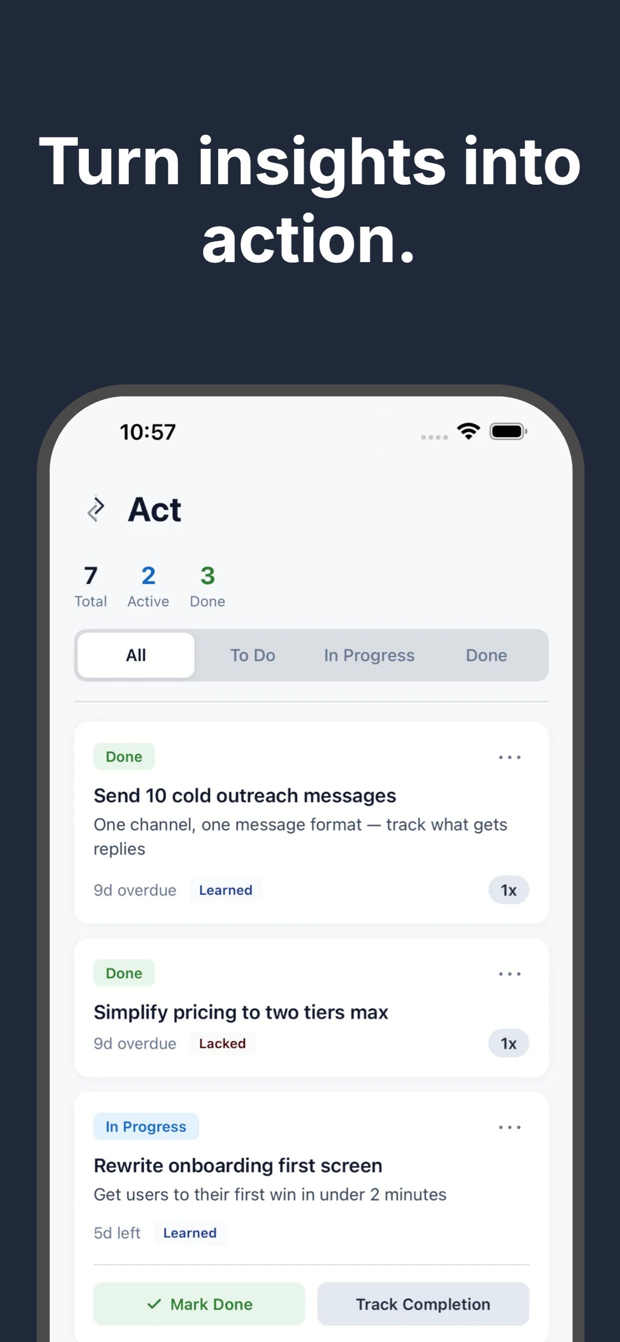 Retrospect: Reflect & Grow - Screenshot 4 showing product features and functionality