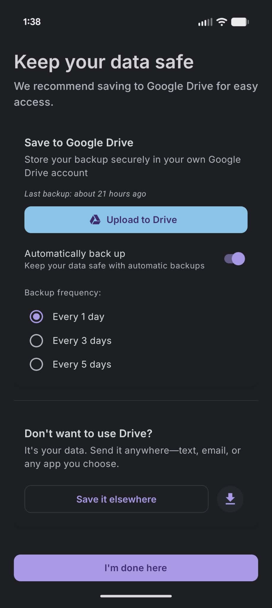 Stay in Touch - Screenshot 4 showing product features and functionality