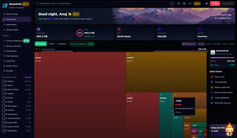 CleanOrbit 2.0 screenshot 2
