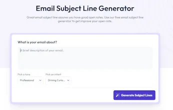 AI Email Subject Line Generator Tool gallery image