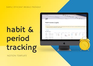 Easy Habit & Period Tracker (Notion) gallery image