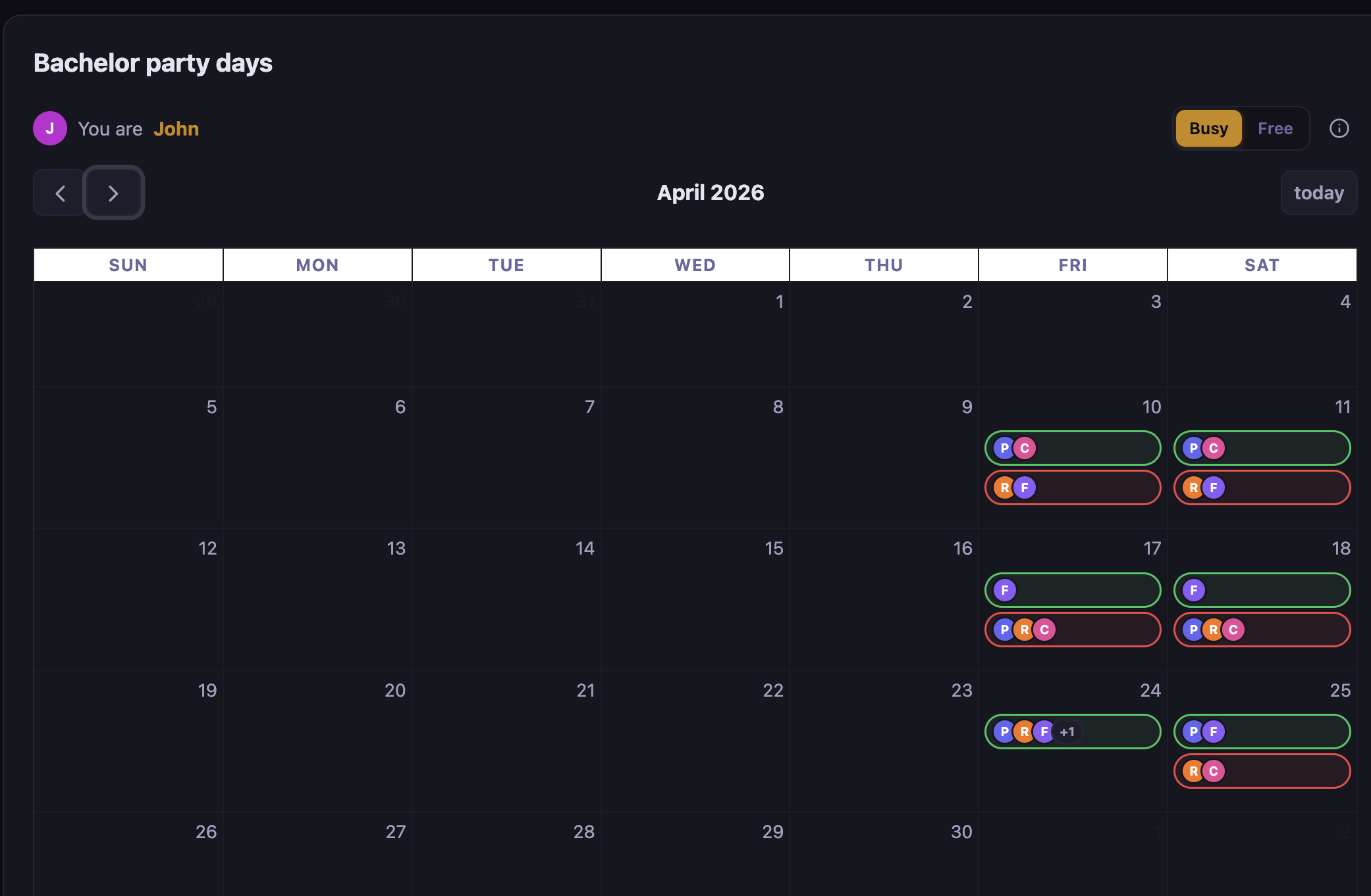 OurCalendar gallery image