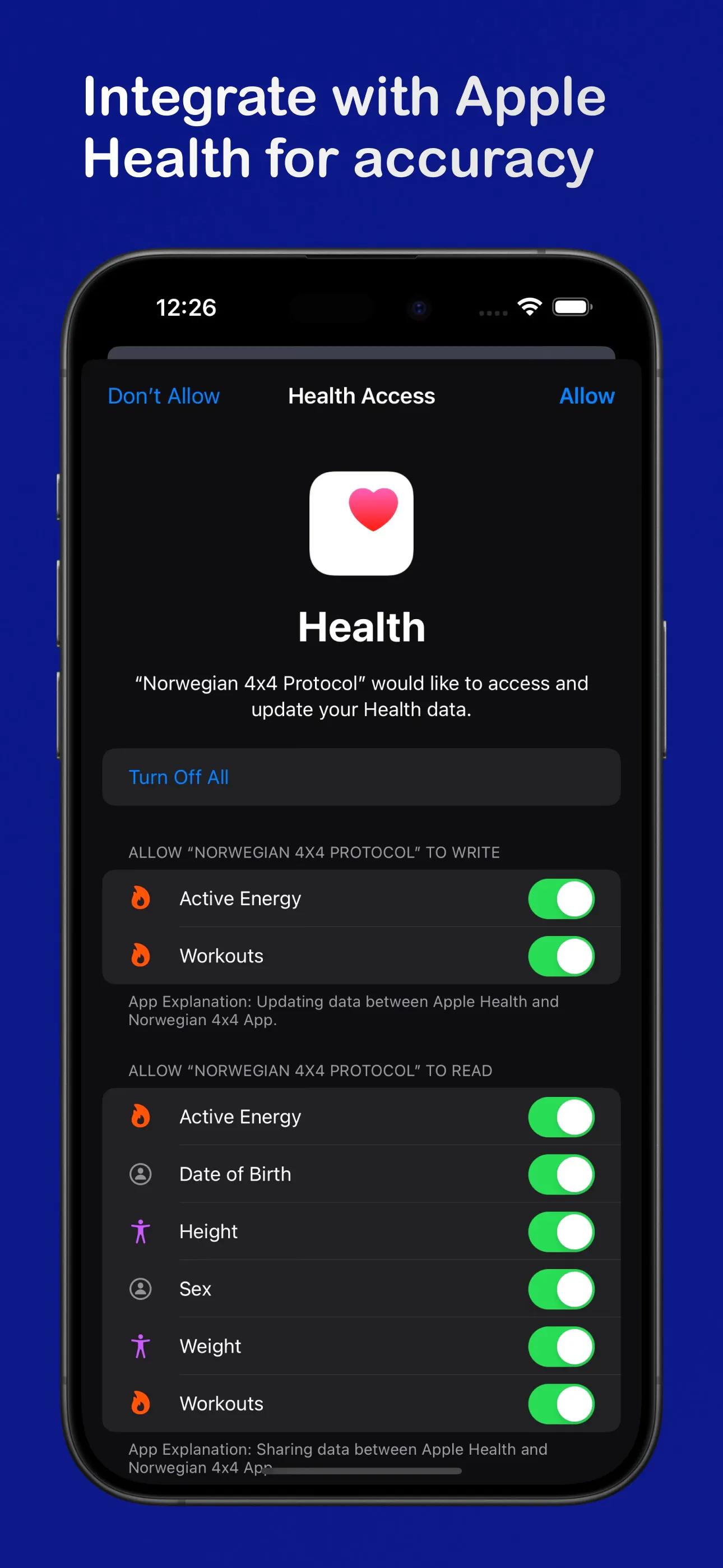 Norwegian 4x4 Protocol Training App gallery image