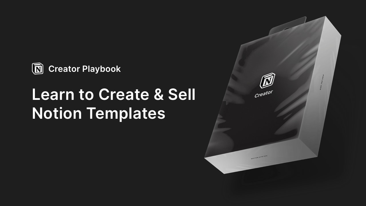 Notion Şablon Yaratıcı Playbook
