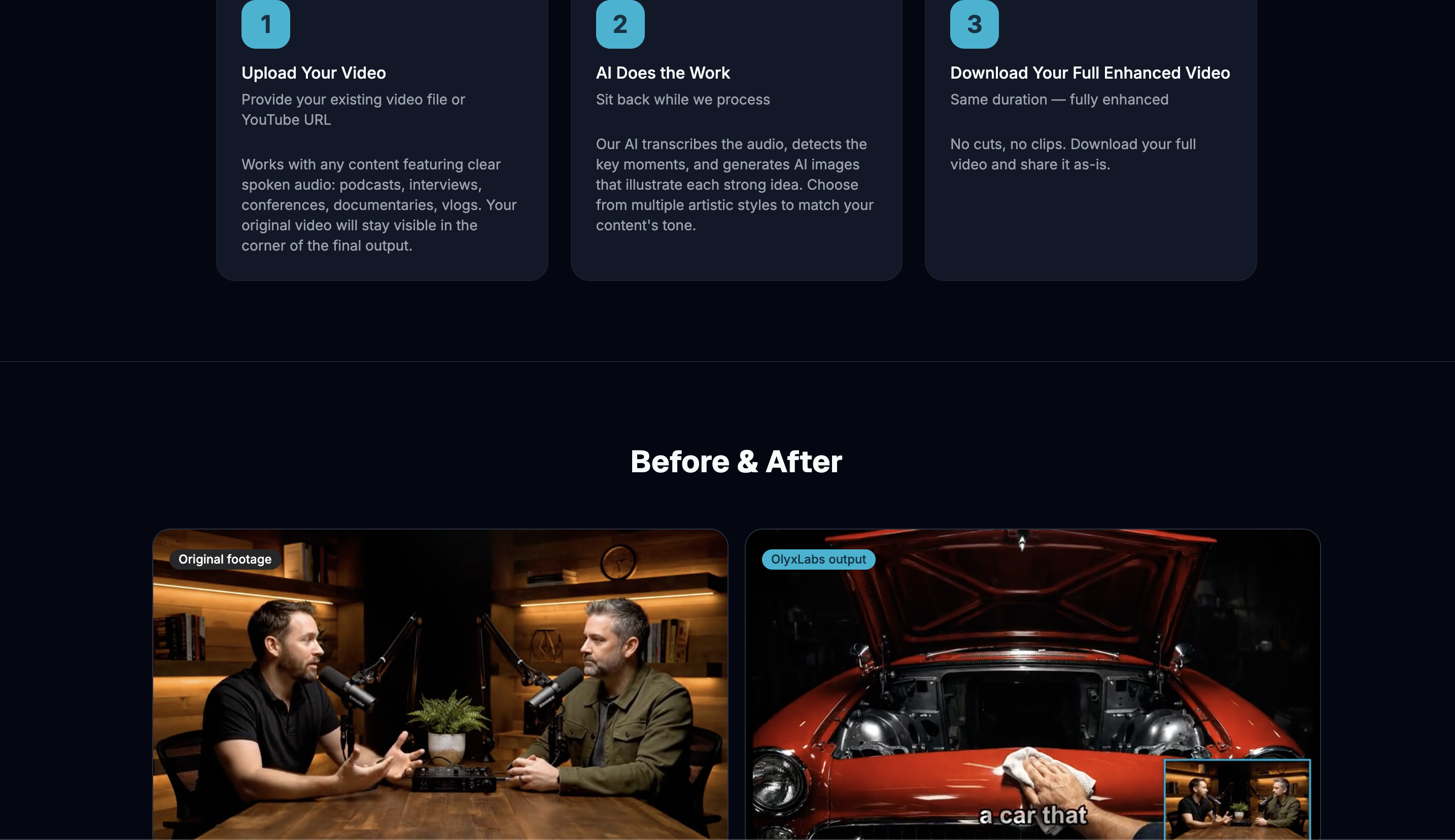 OlyxLabs - Main product screenshot demonstrating key features and user interface