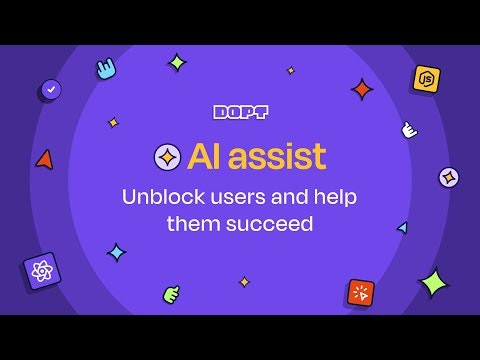 startuptile AI Assist by Dopt-Build remarkably relevant in-product assistance