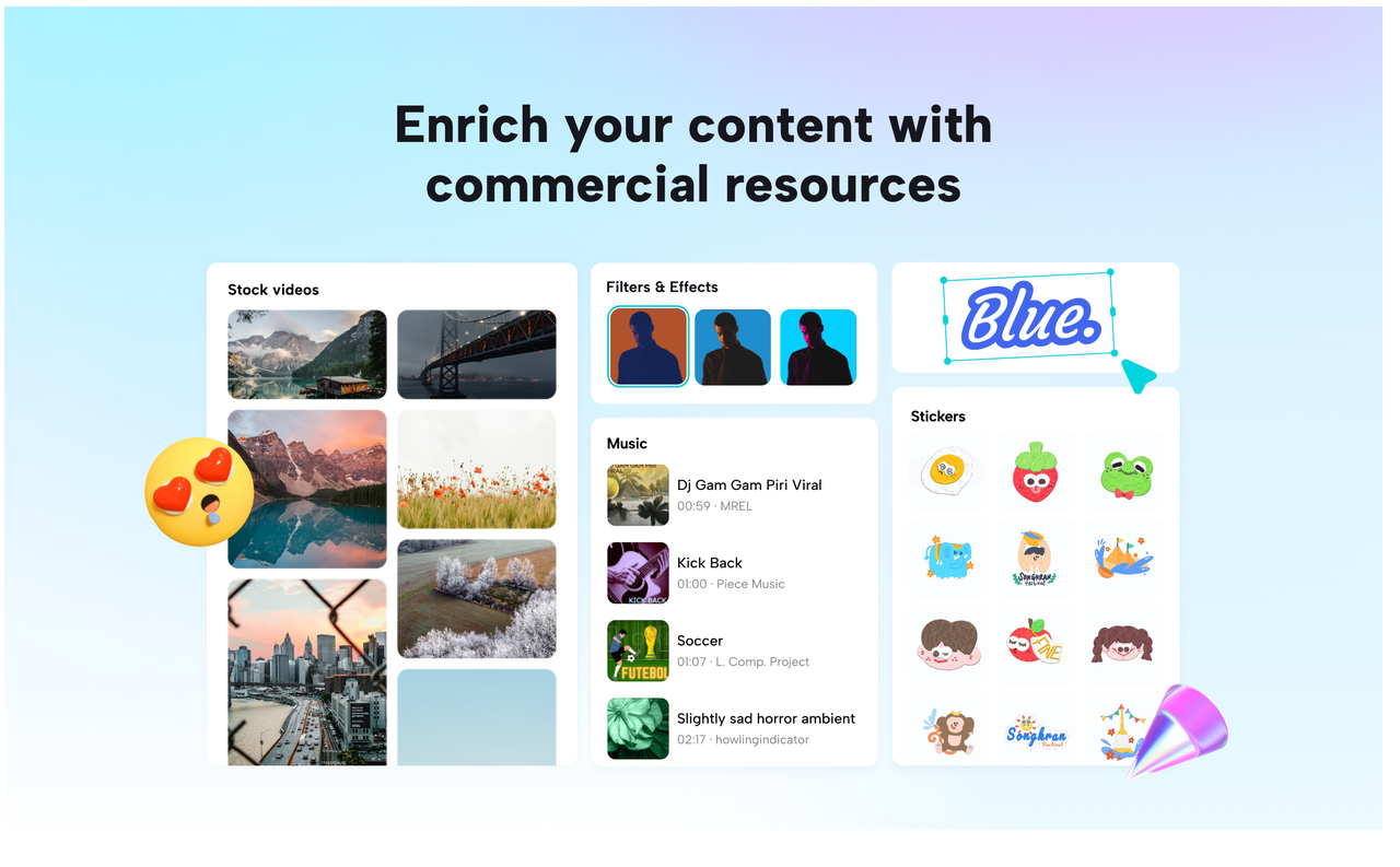 Editor de videos e imágenes de Capcut - Suite de creación de video y gráfico media 7