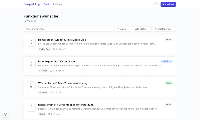 Ideenkiste.app screenshot 2