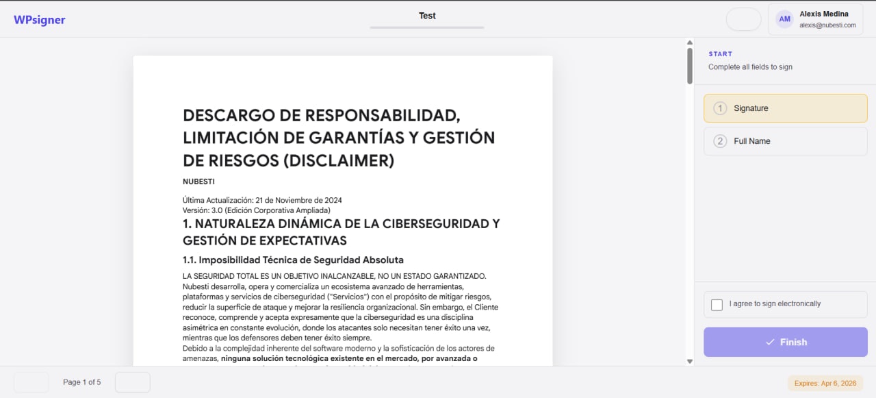 WPsigner gallery image