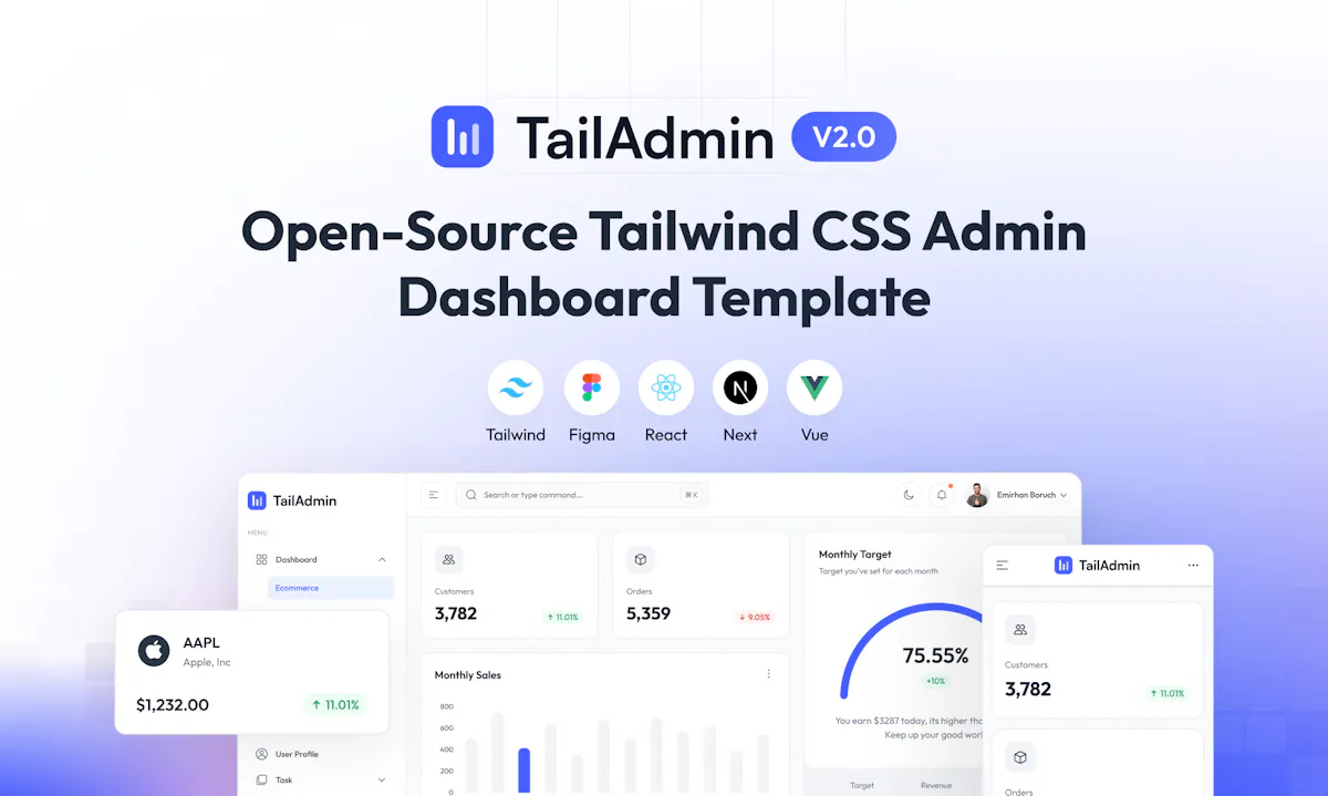 TailAdmin 2.0