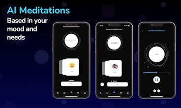 Meditia App - AI Meditations gallery image