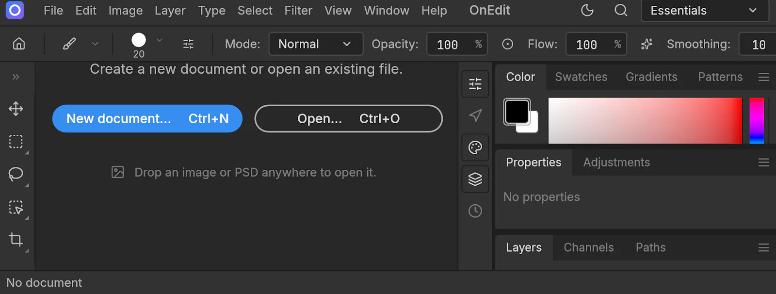 OnEdit screenshot 1