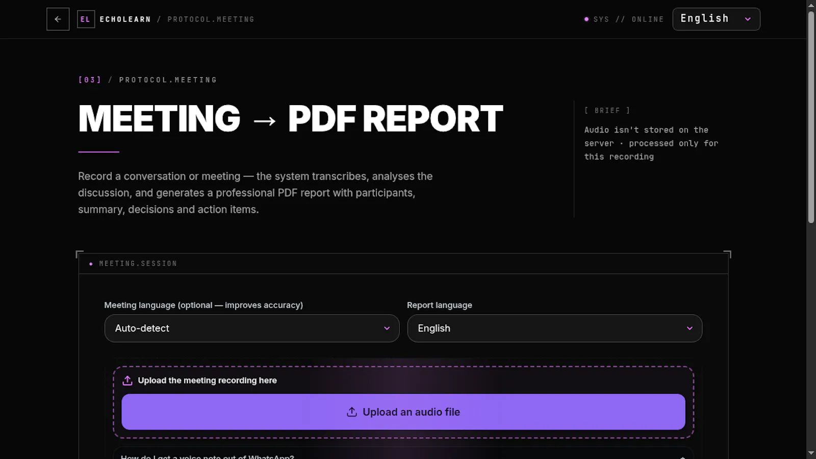 EchoLearn screenshot 3