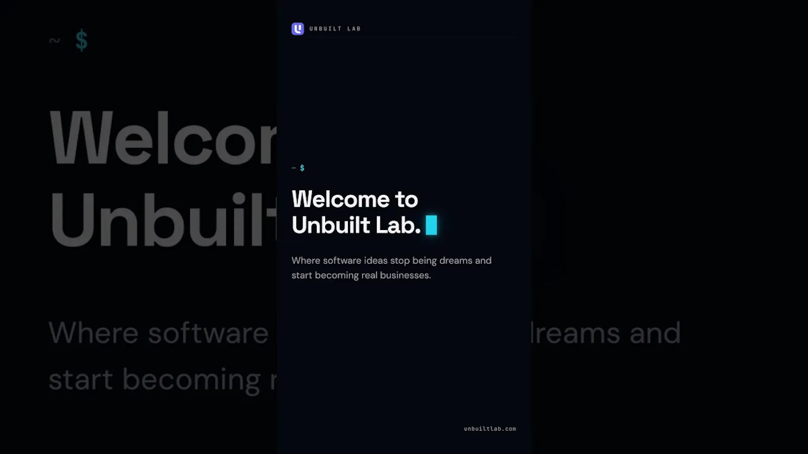 Unbuilt Lab screenshot 1 (video preview)