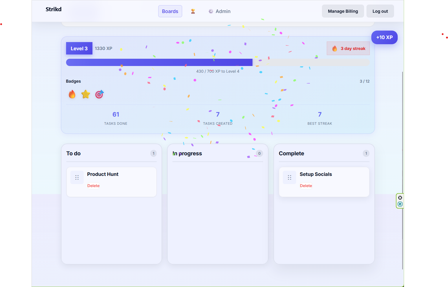 Strikd.app Initial Launch gallery image