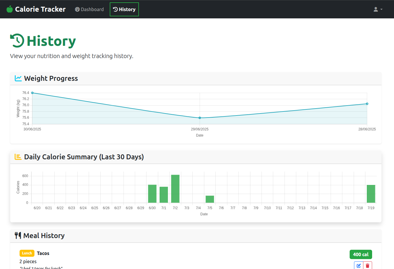My Calorie Tracker gallery image