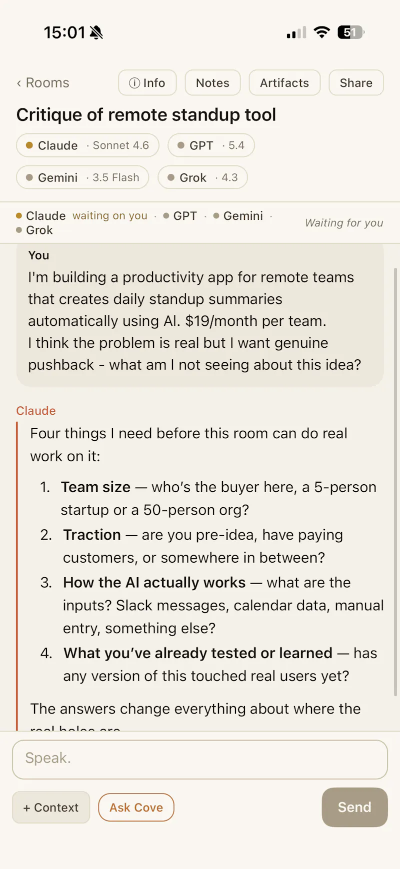 Convene screenshot 2