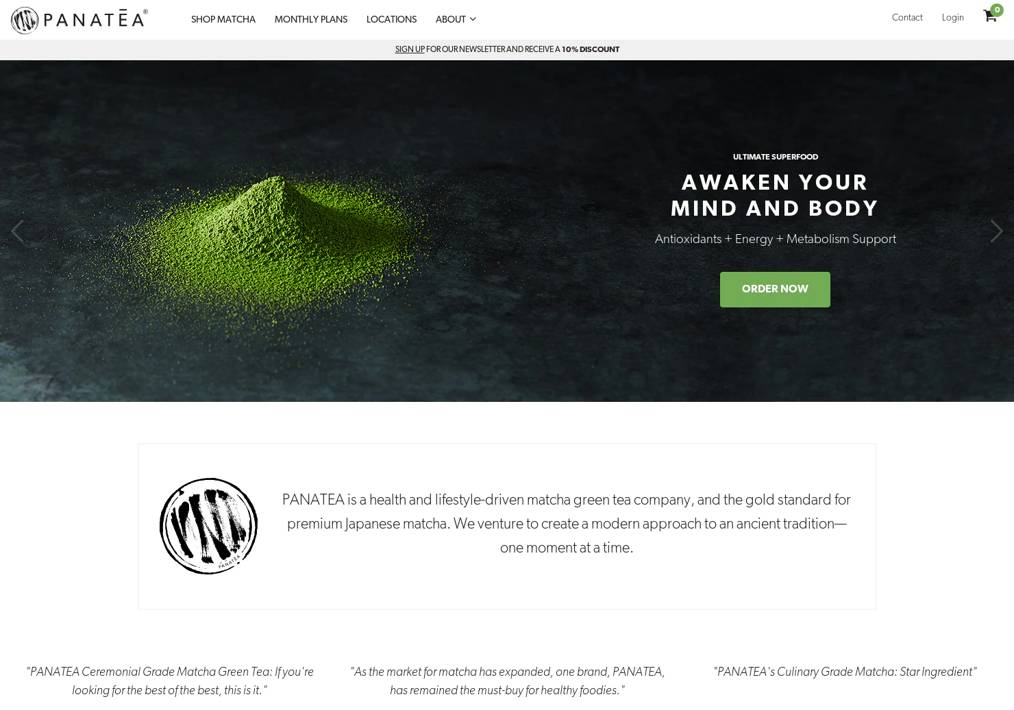 PANATEA Matcha