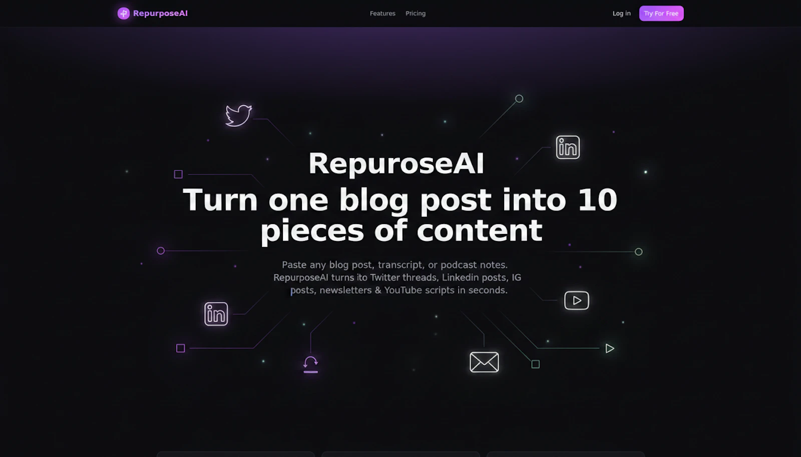 RepurposeAI screenshot 1