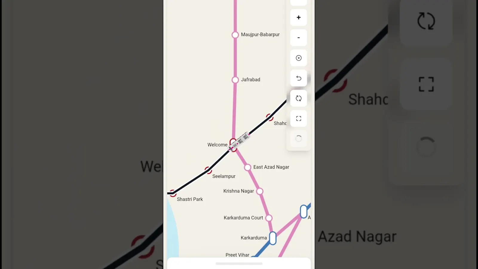 Delhi Metro Route Planner screenshot 1 (video preview)