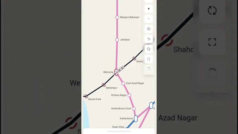 Delhi Metro Route Planner screenshot 1 (video preview)