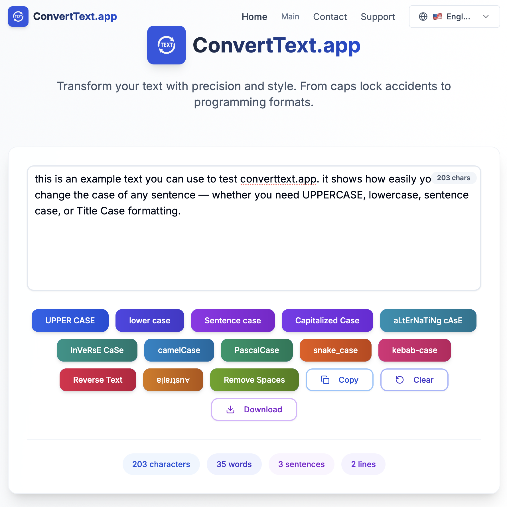 ConvertText.app - Ücretsiz çevrimiçi metin dönüştürücü - Biçim ve Dönüşüm anında medya 2