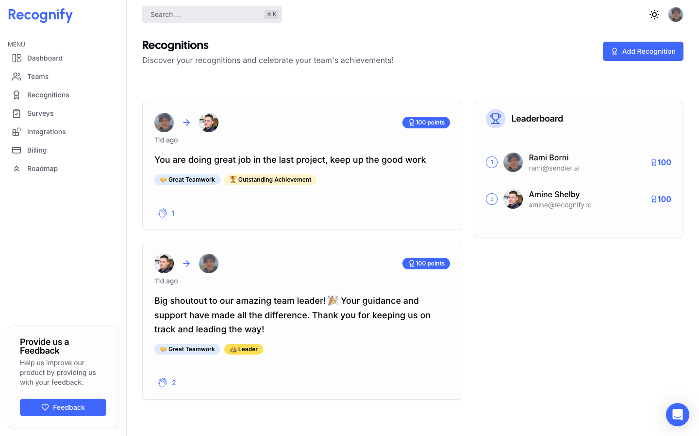 Recognify - Beta media 3