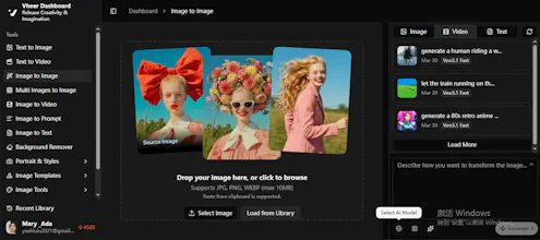 Vheer 2.0 - Workflow for Image & Video gallery image