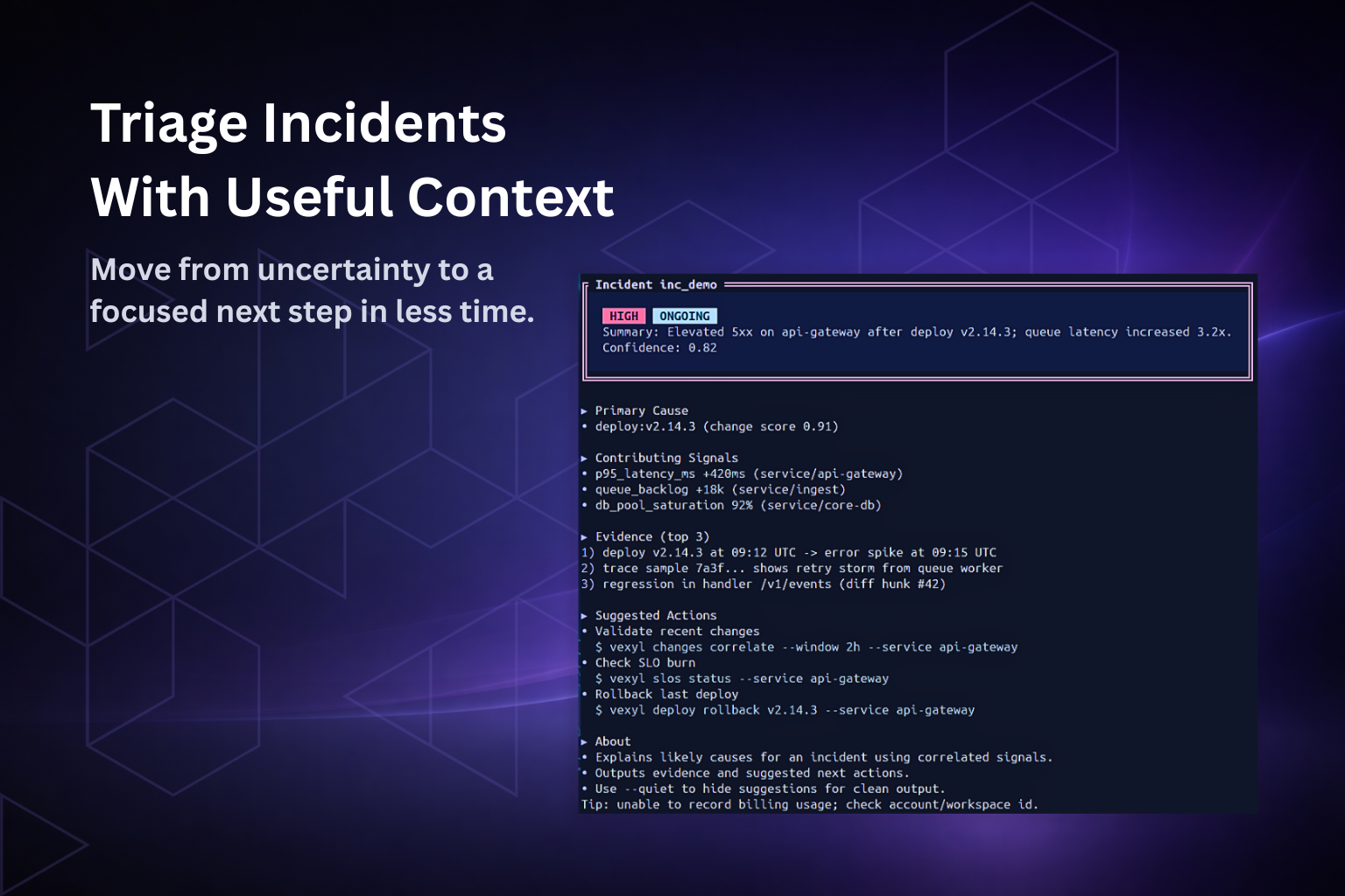 Vexyl - Screenshot 4 showing product features and functionality