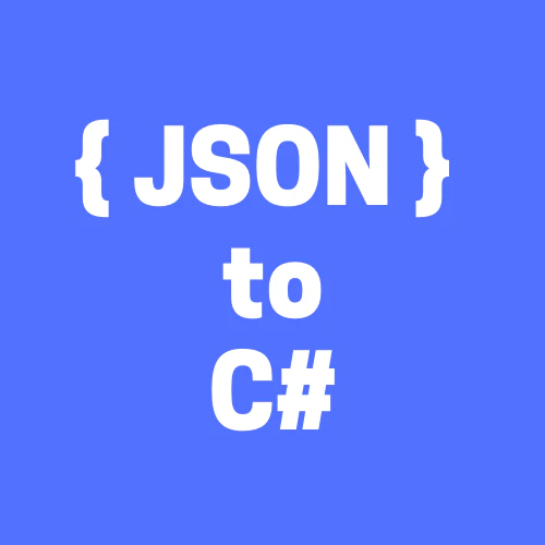 It's JSON to C# Class converter