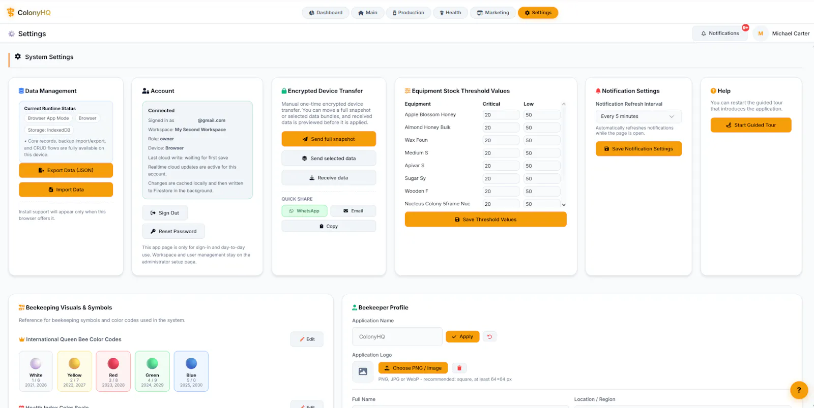 Beekeeping Web App Template screenshot 15