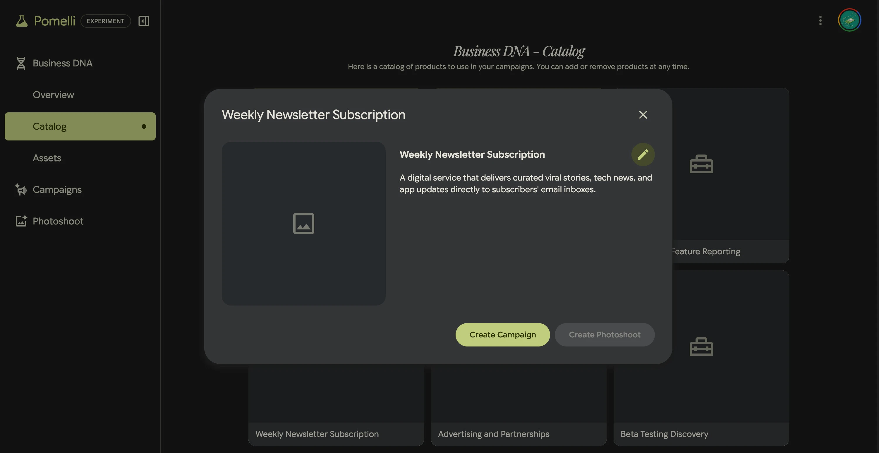 Google Pomelli Catalog  screenshot 3
