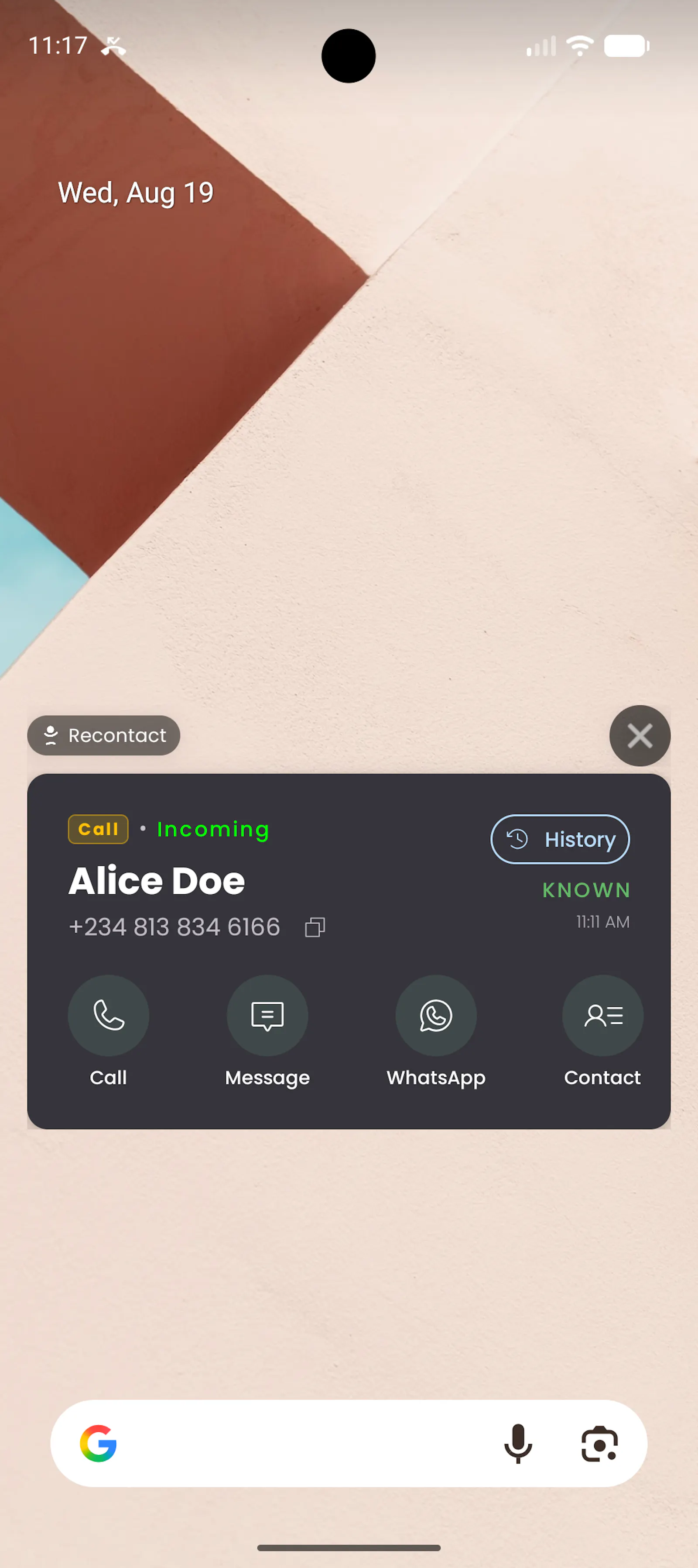Recontact: Private Address Book screenshot 5